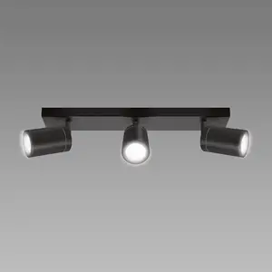 Lámpa TENOR GU10 3L BLACK 04073 IP44 LS3 kép