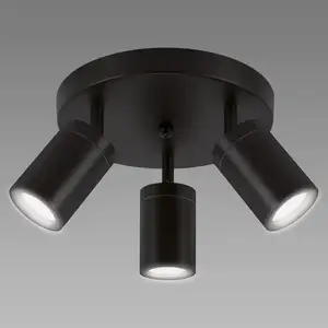 Lámpa TENOR GU10 3C BLACK 04075 O IP44 LS3 kép