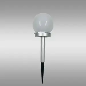 Napelemes lámpa LABDA 10CM SILVER EKO0611 kép