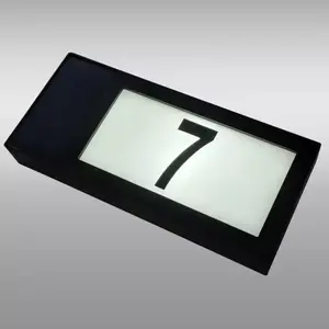 Napelemes lámpa Házszám 46816 Black kép