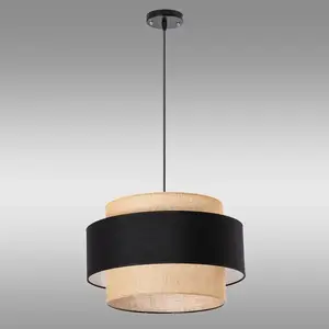 Lámpa W-1204/1-40 JUTE/BLACK LW1 kép