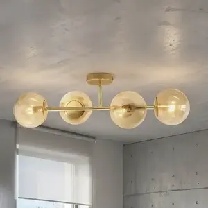 Lámpa KALDAN 66888 GOLD LW4 kép