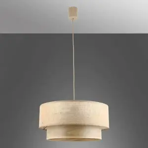 Lámpa DUO 11750 MINI JUTA WOOD 1XE27 kép