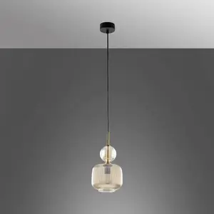 Lámpa SOPHIA COGNAC 11038 AMBER LW1 kép
