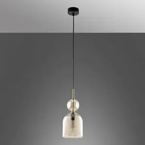 Lámpa SOPHIA COGNAC 11039 AMBER LW1 kép