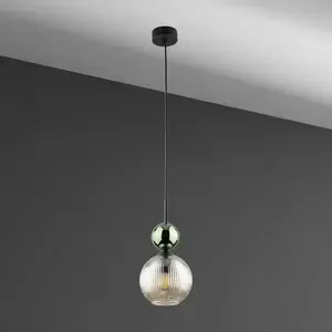 Lámpa SOPHIA GREEN COGNAC 11145 LW1 kép
