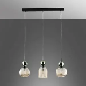 Lámpa SOPHIA GREEN COGNAC 11147 LW3 kép