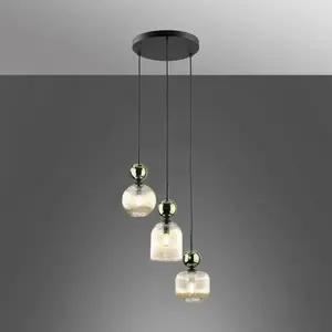 Lámpa SOPHIA GREEN COGNAC 11148 PL3 kép