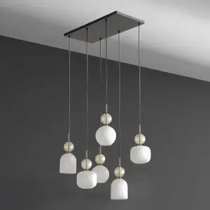 Lámpa SOPHIA COGNAC WHITE 11594 PL6 kép