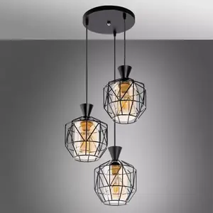 Lámpa Drut W-52917/3 Borostyán PL3 kép