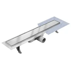 Lineáris lefolyó Duplex Inox csempe/szatén 800 kép