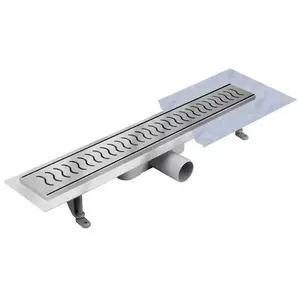 Lineáris vízelvezető hullám Inox 900 kép