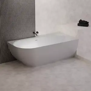 Kád Nelza 175x82 balos konglomerátum fehér matt kép