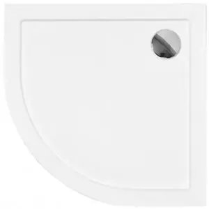Félkör alakú zuhanytálca Aron Slimline 80/80/3/5, 5 kép