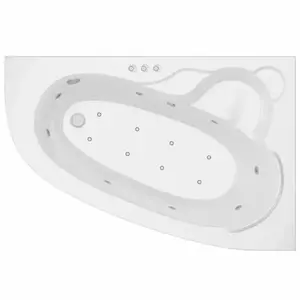 Hidromasszázs kád Timor 150/100 P 8DW+8DP pneumatikus vezérlés kép