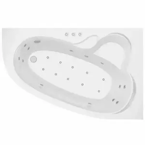 Hidromasszázs kád Madura 170/110 P 12DW+10DP pneumatikus vezérlés kép