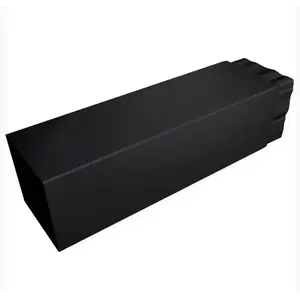 Cső 28CM fekete kép