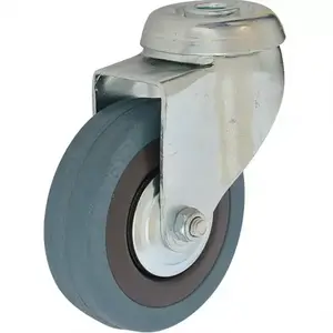 Forgó kerék 75mm/50kg, centrál nyílás, szürke gumi kép