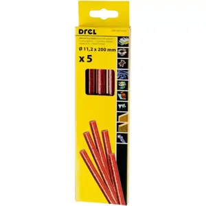 Öntapadós botok 5 db 11, 2 mm X 200 mm, szövet vörös CON-GKS-61207 kép