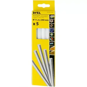 Ragasztópálca 5 db, 11, 2mmx200mm, fehér CON-GKS-71203 kép