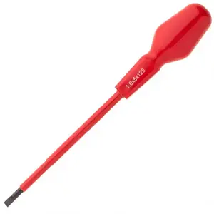 Csavarhúzó elektrotechnikai szigeteléssel 1000V, lapos, SL5 x 125 mm kép