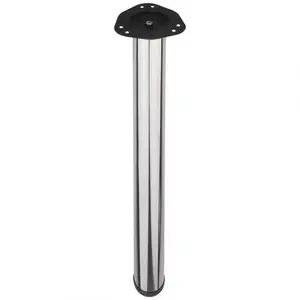 Bútor láb 710/60 mm króm fény kép