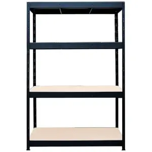 Fém tároló állvány Nero III 180x160x60 cm - 4 polc/300 kg kép