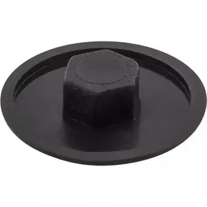 Műanyag borítás 12mm fekete 100 db. kép
