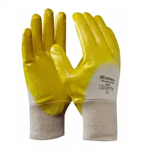 Kesztyű yellow nitril 8 kép