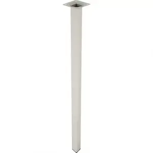 Szögletes bútorláb 80 cm fehér kép