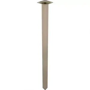 Bútorláb szögletes 80 cm inox kép