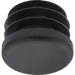 Kerek csőbetét 20 mm fekete (4db) kép