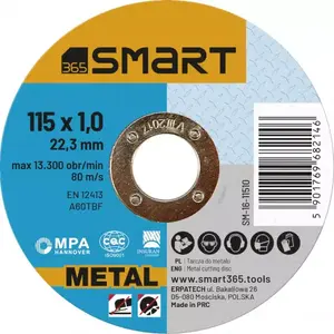 Smart Fémvágó tárcsa 115x1 mm kép