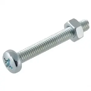 Horganyzott kerek fejű csavar M6X20mm kép