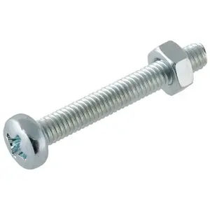 Horganyzott kerek fejű csavar M4X10mm kép