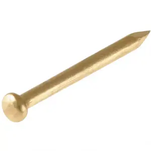 Lapos fejű huzalszeg sárgaréz 2, 0x20mm kép