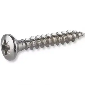 Csavarok kerek fejjel nikkelezve 3, 0x16mm kép
