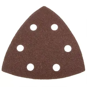Csiszolópapír Delta, tépőzáras, nyílásokkal, 93 x 93 mm, P 80, 5 db, Drel kép