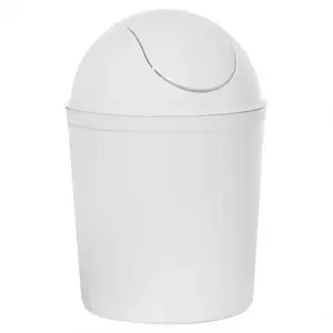 Szemetes kuka kerek Swing 5 l fehér kép