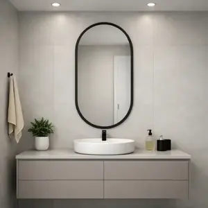 Tükör ovális cz 50x90 kép