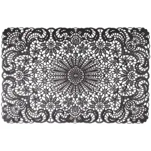 Alátét LACE, 45X30 cm fekete ar-mata-lace kép