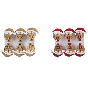 Dekoratív gemkapcsok 4, 5cm 6fdb mix kép
