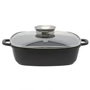 Elo serpenyő fedővel 28x28cm 3, 6l alucast kép
