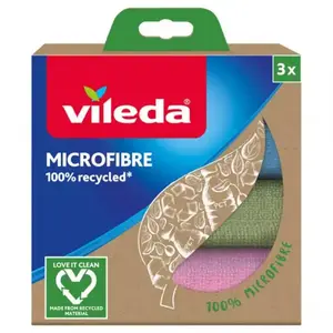 Szövet VILEDA MIKROFIBRA 100% RECYCLED 3 SZT. kép
