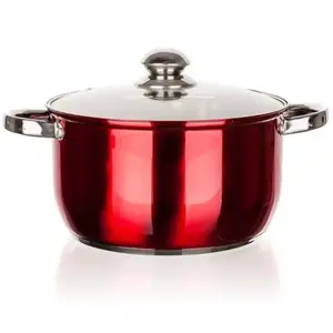 Fedéllel ellátott edény Maestro Red 5, 7l kép