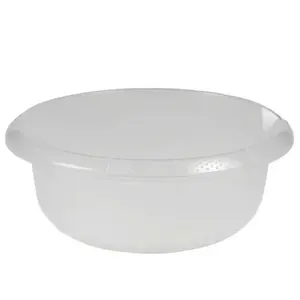Kerek tál kiöntővel Natural transpa. 28x11 3.5l 001 kép