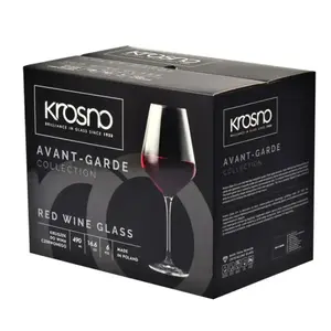 Vörösboros pohár Avant-Garde 6x490 ml kép