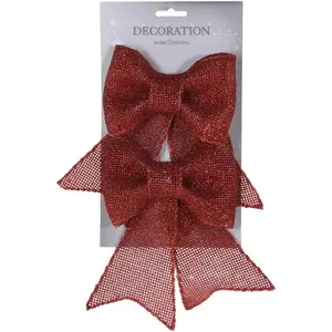 Masni 18 cm (2 drb.) glitter piros CAA006660 kép