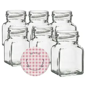 Üvegek 150 ml, 6 db + kupak kép
