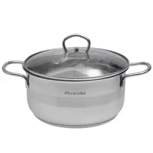 Rozsdamentes acél edény 3.0l 20*10cm 5413 kép